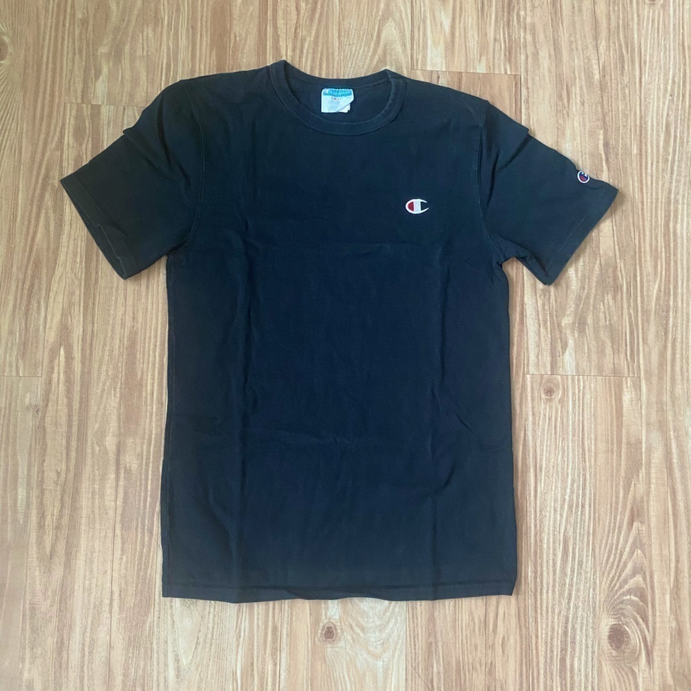 Basic Champion Brand Black T-Shirt